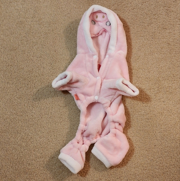 Small Dog Cutedog Brand Piggy Hoodie Fits 6-9lb - Picture 5 of 6